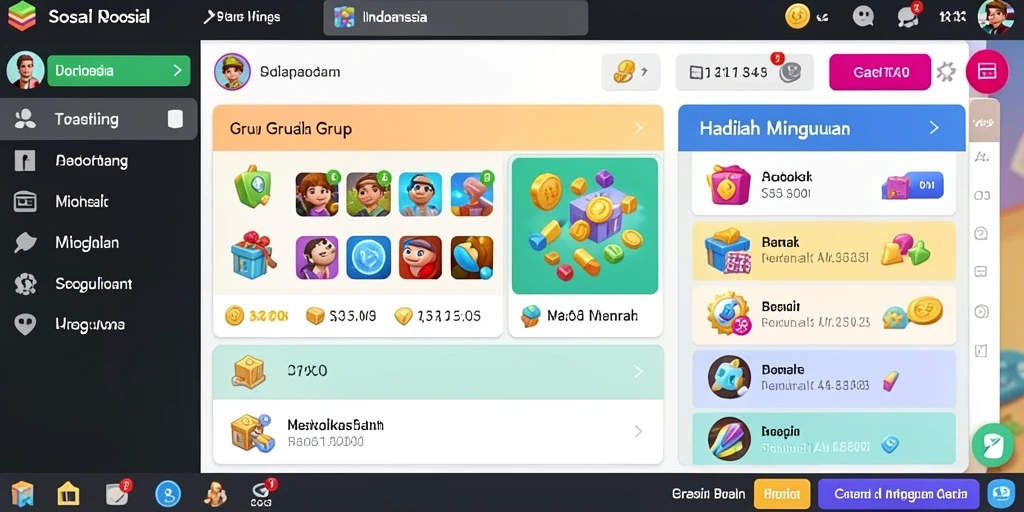 Sistem rewards yang menguntungkan bagi pemain.