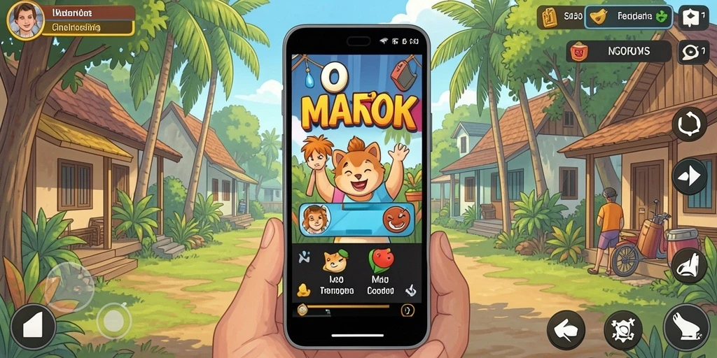 Tangkapan layar dari mode multiplayer yang menegangkan.